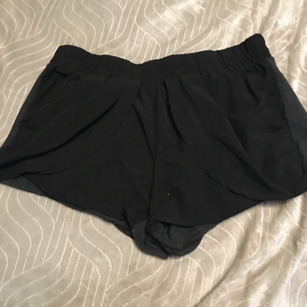 Fabletics black workout shorts